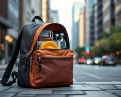 Esenciales para tu mochila en una jornada urbana